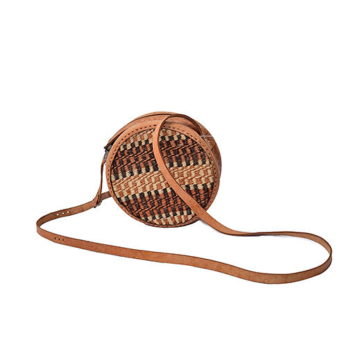 Round Sisal Sling Bag Round Sisal Sling Bag