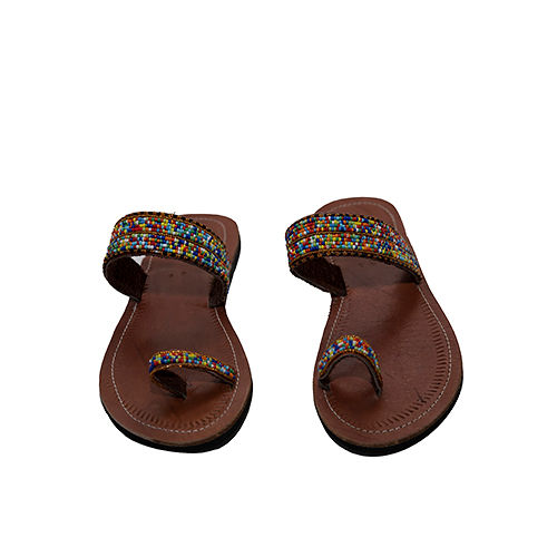 Brown Beaded Sandals Brown Beaded Sandals