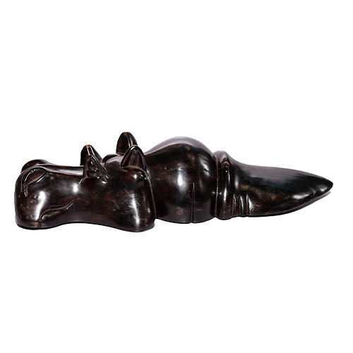 Lying Hippo Carving Lying Hippo Carving