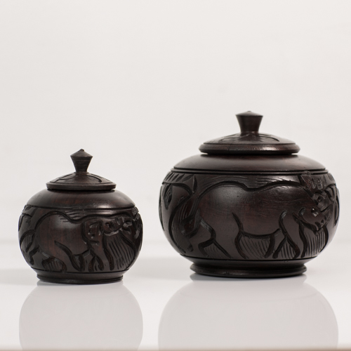 Mahogany Sugar Dish