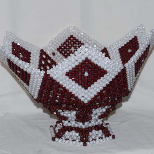 Beaded Fruit Basket Beaded Fruit Basket